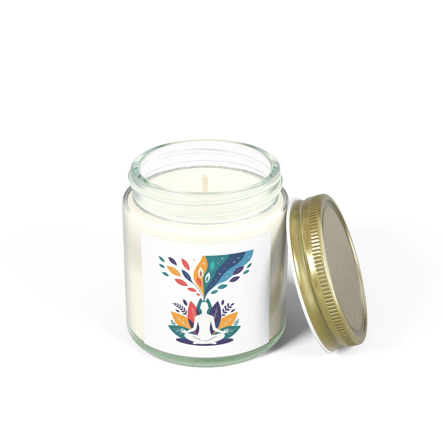 Serene Scented Candles, Relaxing Aromatherapy for Meditation, Home Décor, or Gifts, Coconut Apricot Wax