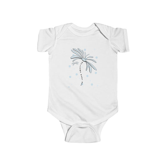 Infant Bodysuit with Adorable Palm Tree Design, Baby Shower Gift, Cute Summer Outfit, Newborn Clothing, Toddler Birthday Gift