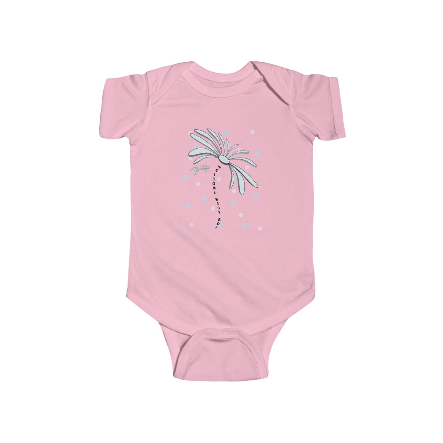 Infant Bodysuit with Adorable Palm Tree Design, Baby Shower Gift, Cute Summer Outfit, Newborn Clothing, Toddler Birthday Gift