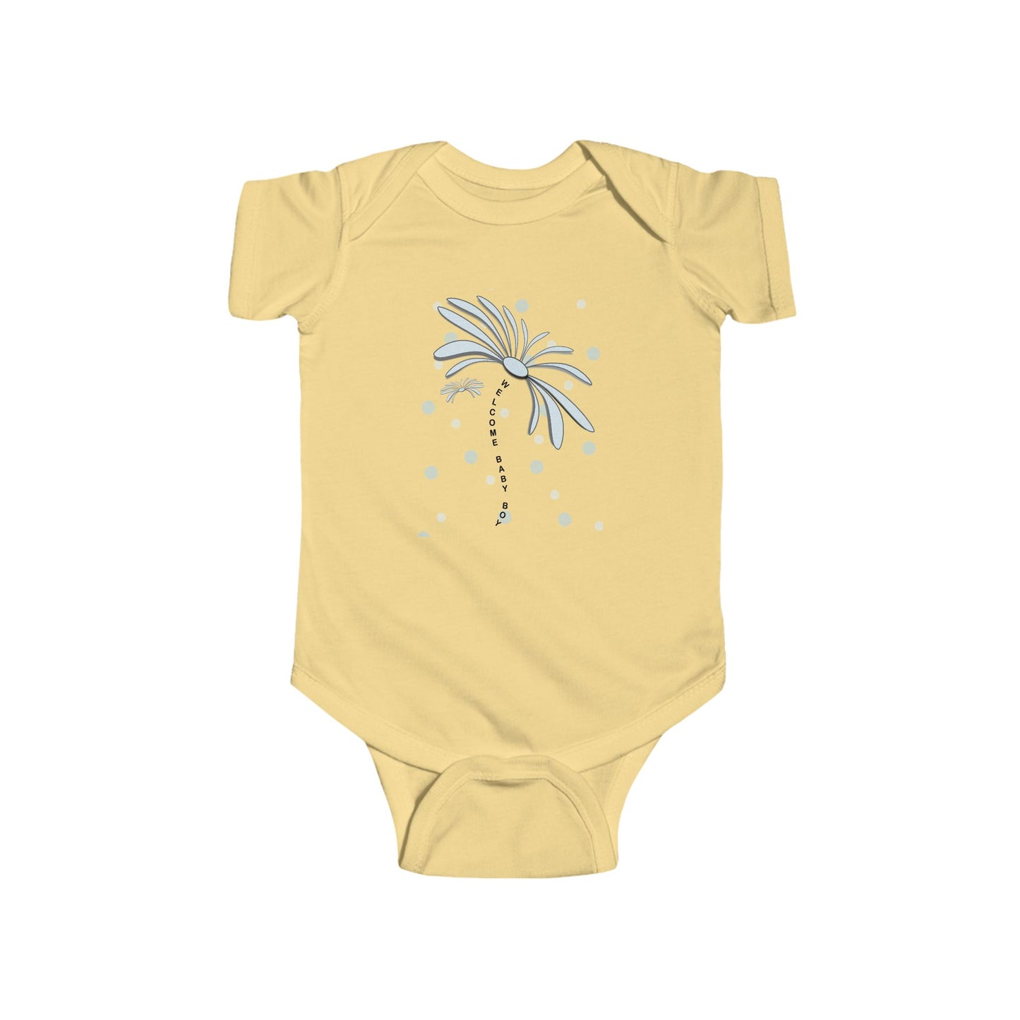 Infant Bodysuit with Adorable Palm Tree Design, Baby Shower Gift, Cute Summer Outfit, Newborn Clothing, Toddler Birthday Gift