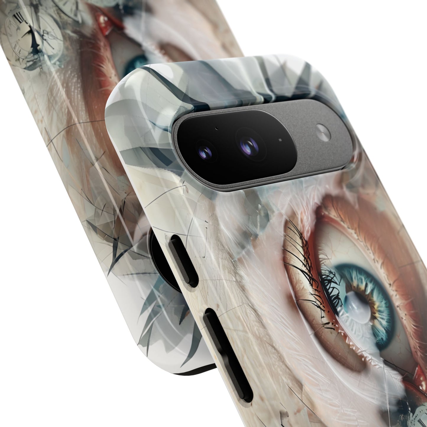 Artistic Eye Phone Case, Unique Smartphone Cover, Whimsical Gift for Art Lovers, Trendy Tech Accessory, Birthday Present, Holiday Gift