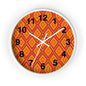 Retro Geometric Wall Clock, Vibrant Home Decor Clock, Modern Wall Art for Living Room, Unique Gift for Housewarming, Kid's Room