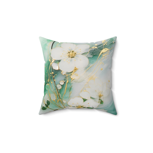 Elegant Floral Throw Pillow, Home Decor, Floral Cushion, Gift for Her, Living Room Accent