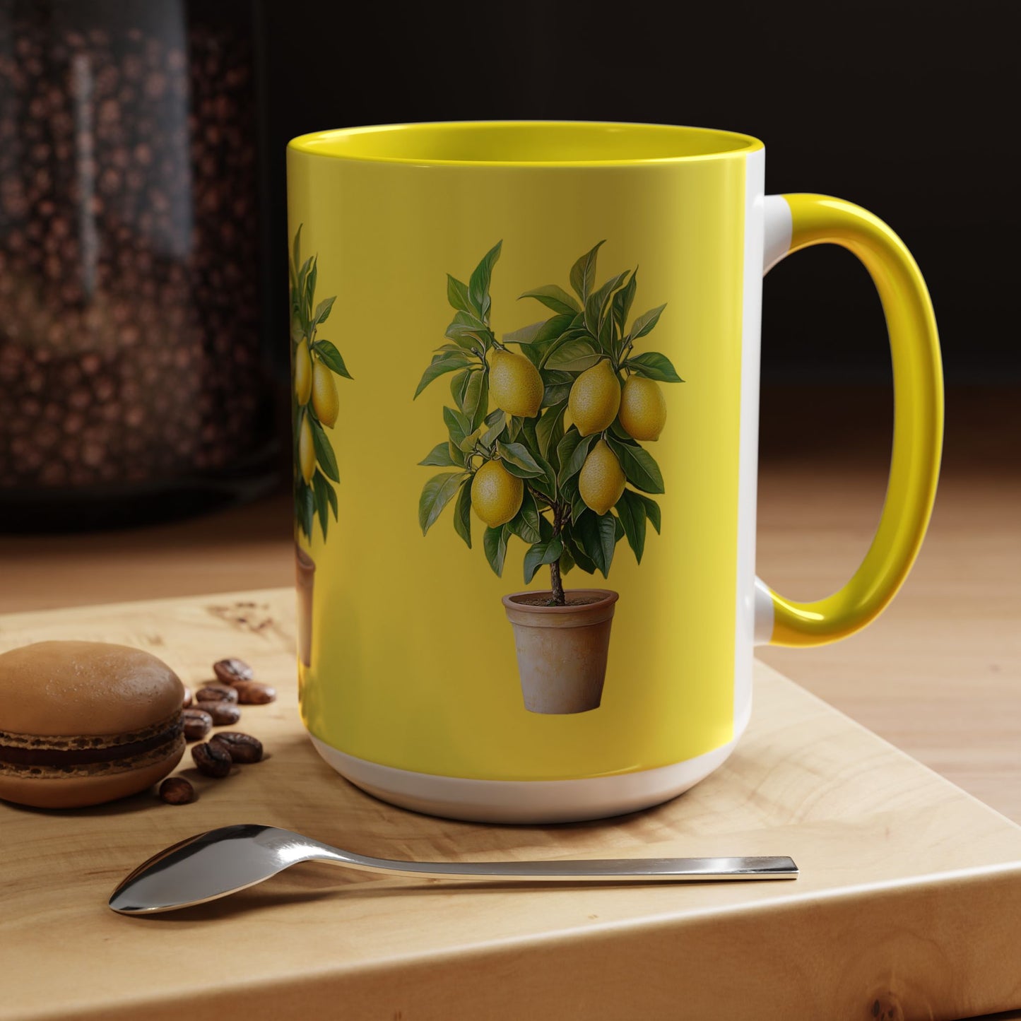 Lemon Tree Accent Coffee Mug - Cheerful Gift for Garden Lovers, Unique Kitchen Decor, Spring Celebration, Housewarming Present, [...]