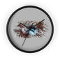 Rustic Eye Art Wall Clock, Unique Home Decor, Gift for Art Lovers