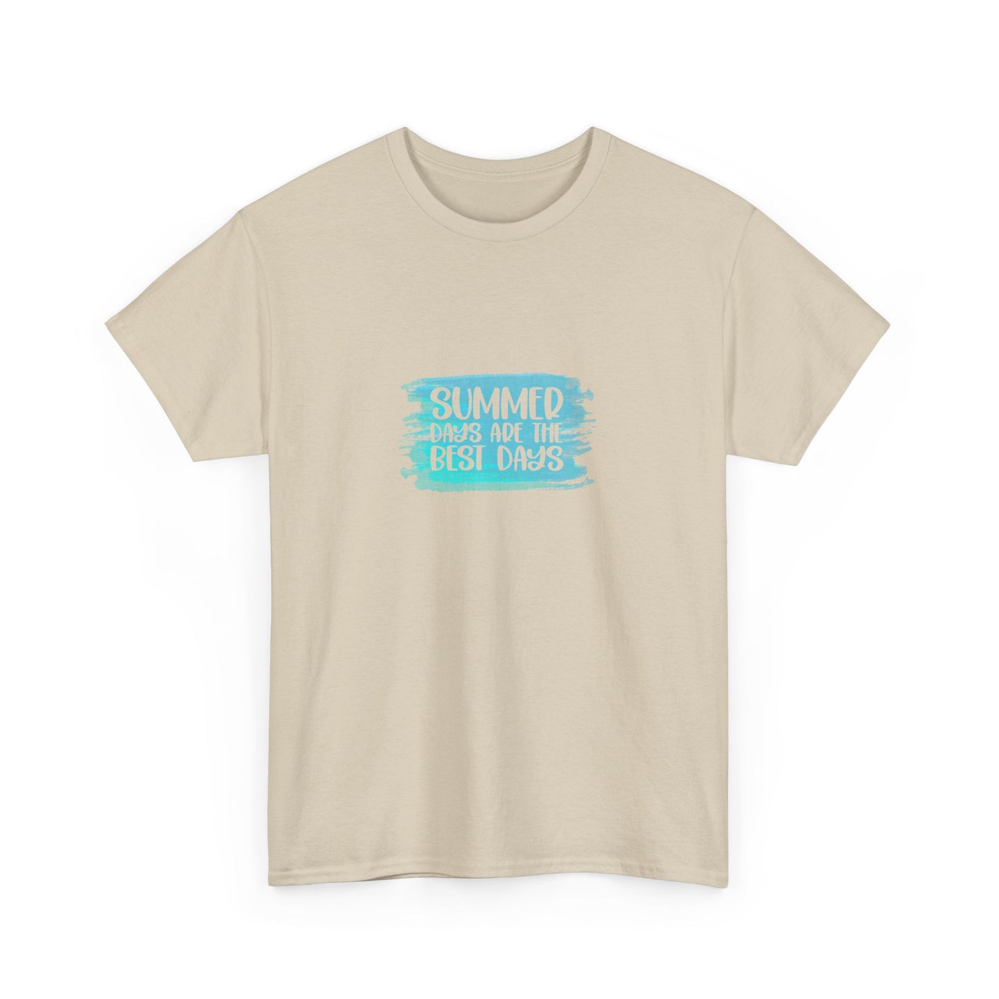 Summer Vibes Unisex Heavy Cotton Tee, Casual Wear, Graphic Tee, Gift for Friends, Festival Clothing, Summer Celebration