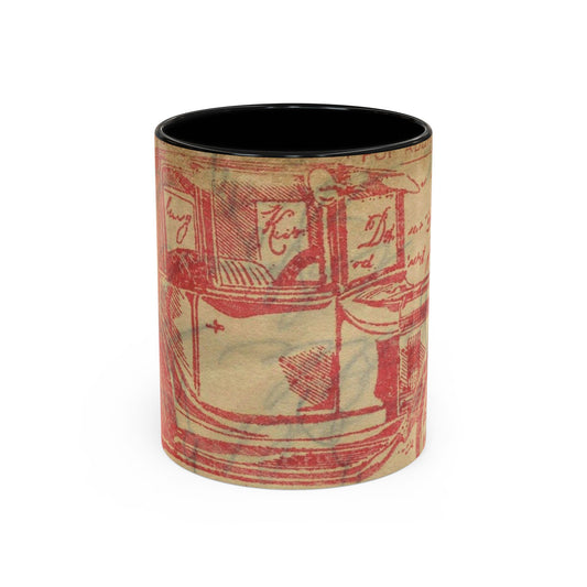 Vintage-Inspired Accent Coffee Mug - Perfect Gift for Coffee Lovers, Home Decor, Kitchen, Birthday, Holiday, Retro Style