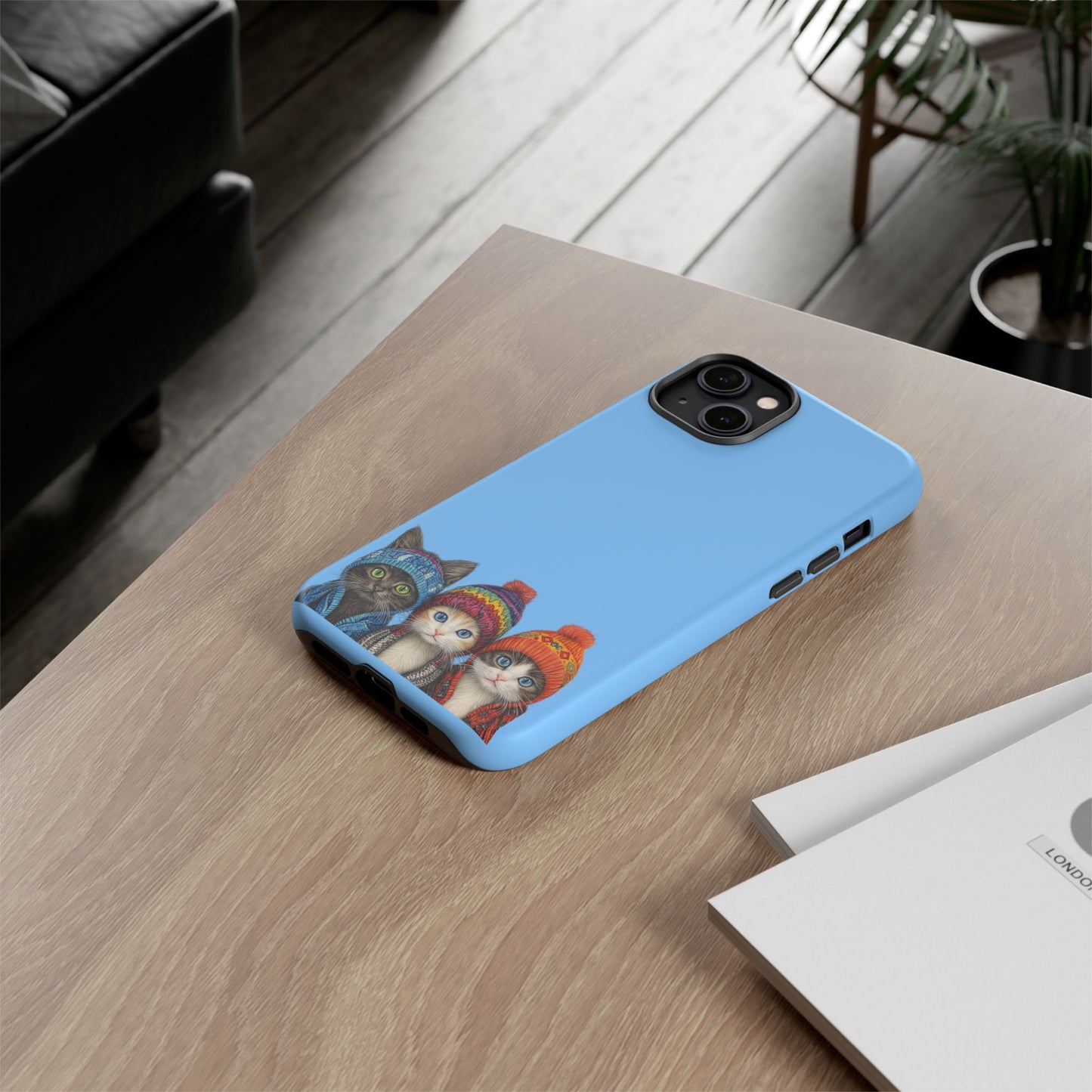 Cat-Themed Phone Case, Cute Cat Cases for Cat Lovers, Gifts for Cat Owners, Fun Cat Accessories, Holiday Present for Pet Lovers