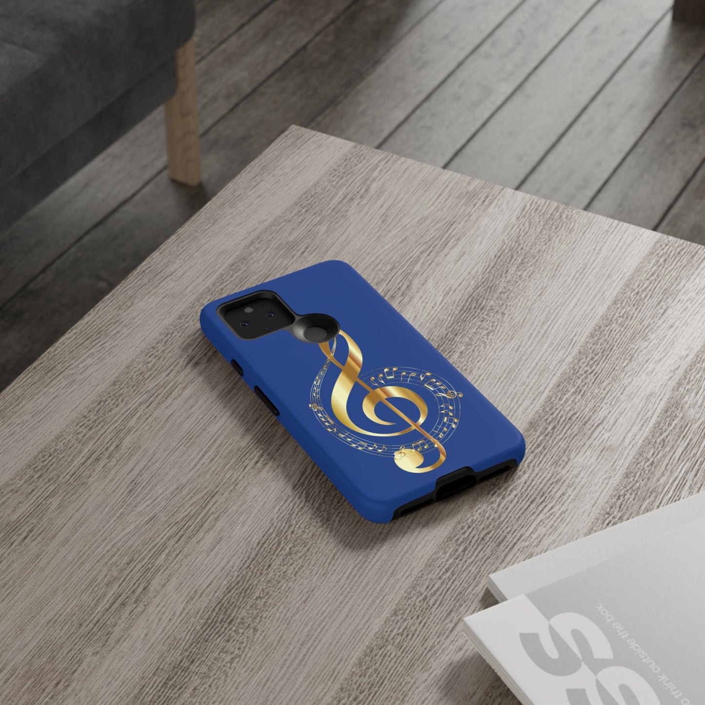 Tough Cases Blue and Gold Musical Note