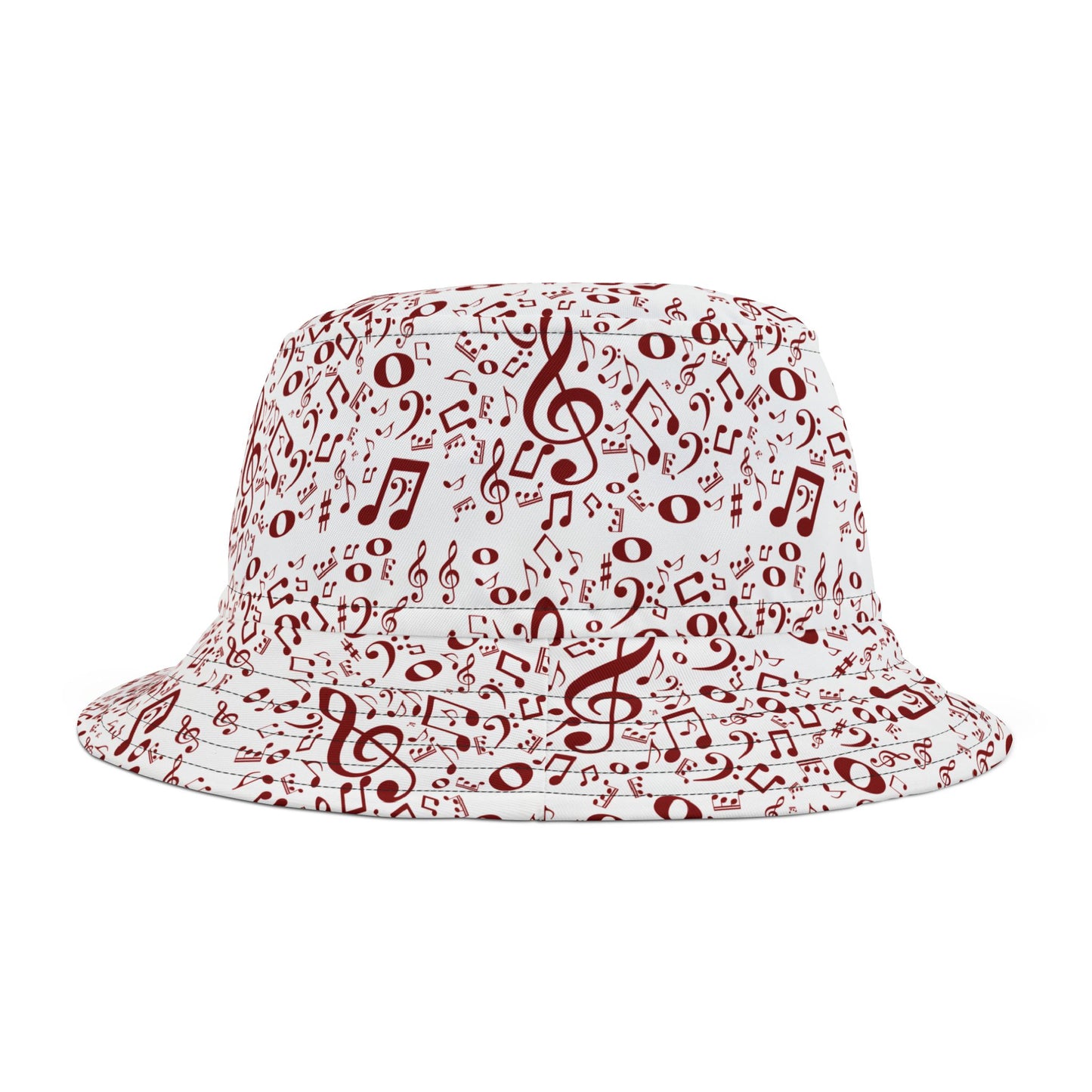 Musical Notes Bucket Hat for Music Lovers, Trendy Hat for Summer, Festival Accessory, Gift for Musicians, Unique Musician Gift