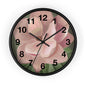 Floral Wall Clock - Elegant Timepiece, Home Decor, Gift for Flower Lovers, Mother's Day, Spring Decor, Nature Inspired