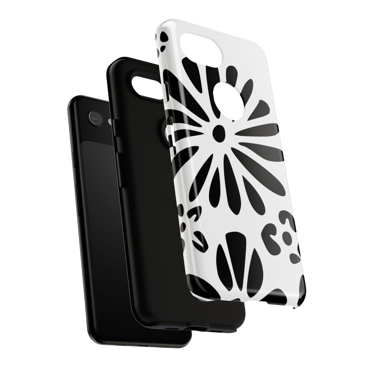 Stylish Phone Case with Floral Design, Tough Phone Cover for Her, Trendy Black and White Cell Phone Case, Unique Gift for Birthdays [...]