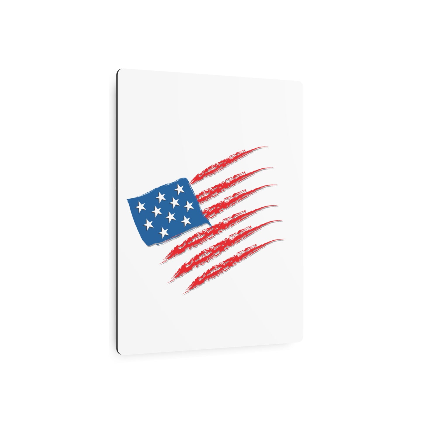 Patriotic Metal Art Sign, Rustic Decor for Home, Wall Art for Independence Day, Memorial Day, Veteran's Day, Gifts for Patriots