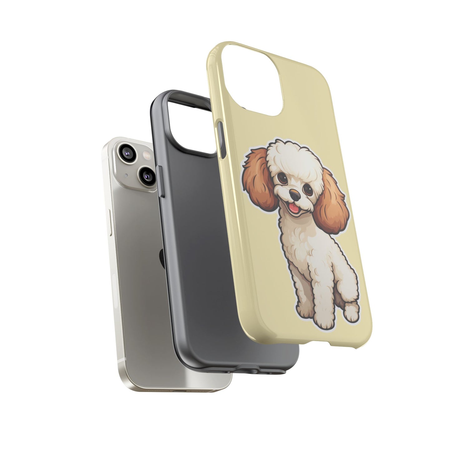 Cute Dog Phone Case, Pet Lover Gift, Custom Phone Cover, Cartoon Dog Case, Durable Phone Accessory