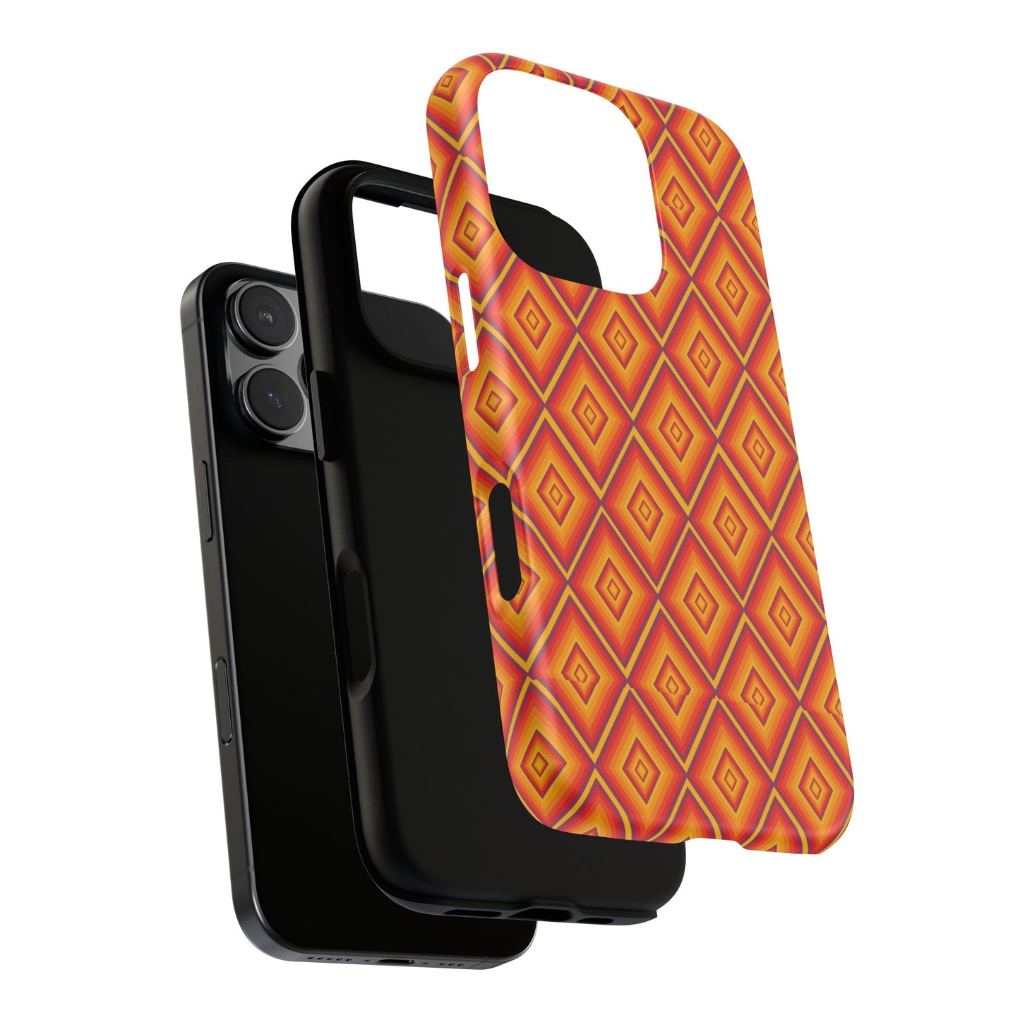 Geometric Phone Case, Tough Cases for Protection, Stylish Smartphone Cover, Vibrant Patterned Phone Accessory, Unique Gift Idea, [...]