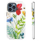 Floral Watercolor Tough Phone Case — Wildflower Bouquet Protective Cover