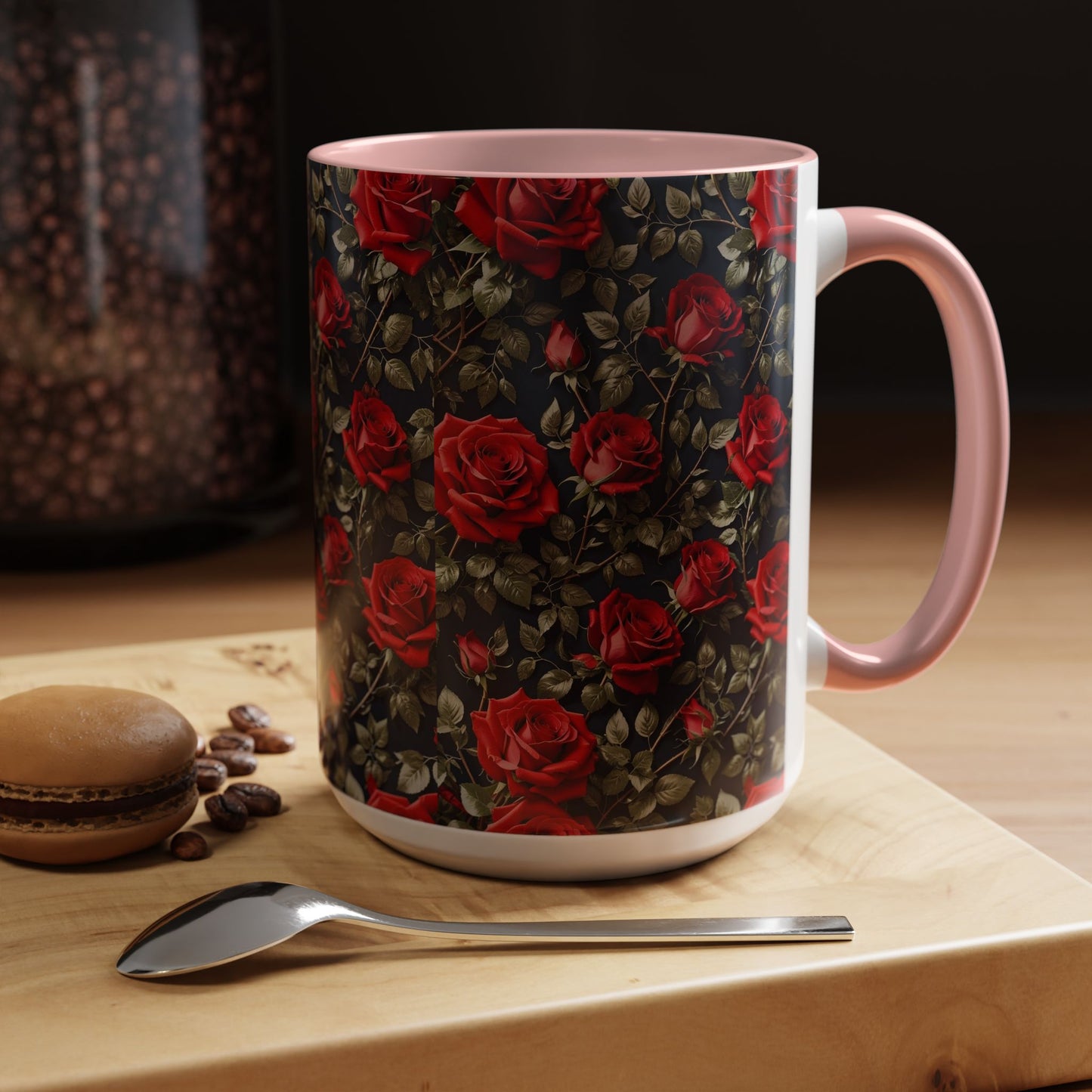 Elegant Floral Accent Coffee Mug - Perfect for Garden Lovers, Home Decor, Gift for Her, Tea Lovers, Mother's Day