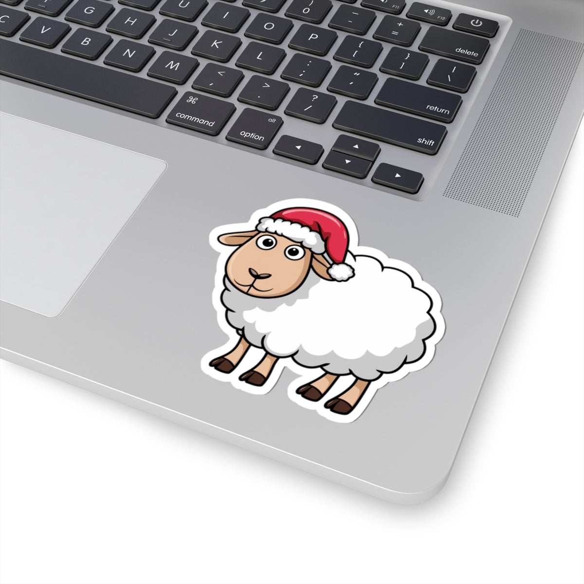 Christmas Sheep Kiss-Cut Stickers, Cute Holiday Decor, Laptop Stickers, Gift Ideas for Kids, Festive Scrapbooking