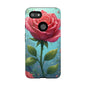 Floral Phone Case, Tough Cases with Elegant Rose Design, Stylish iPhone Cover, Rose Flower Gift for Nature Lovers, Unique Mobile Accessories