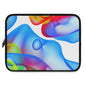 Colorful Abstract Laptop Sleeve, Artistic Tech Accessory, Waterproof Case, Gift for Students, Vibrant Computer Case