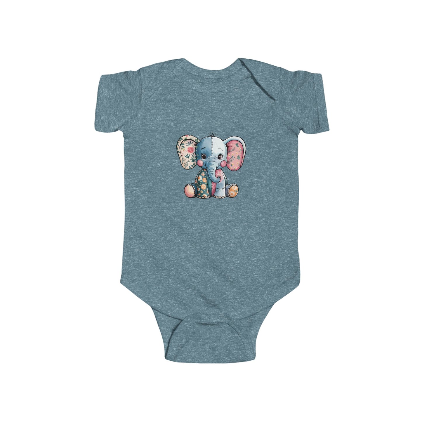 Adorable Elephant Infant Bodysuit, Baby Shower Gift, Cute Toddler Outfit, Newborn Clothes, First Birthday Gift, Unisex Babywear