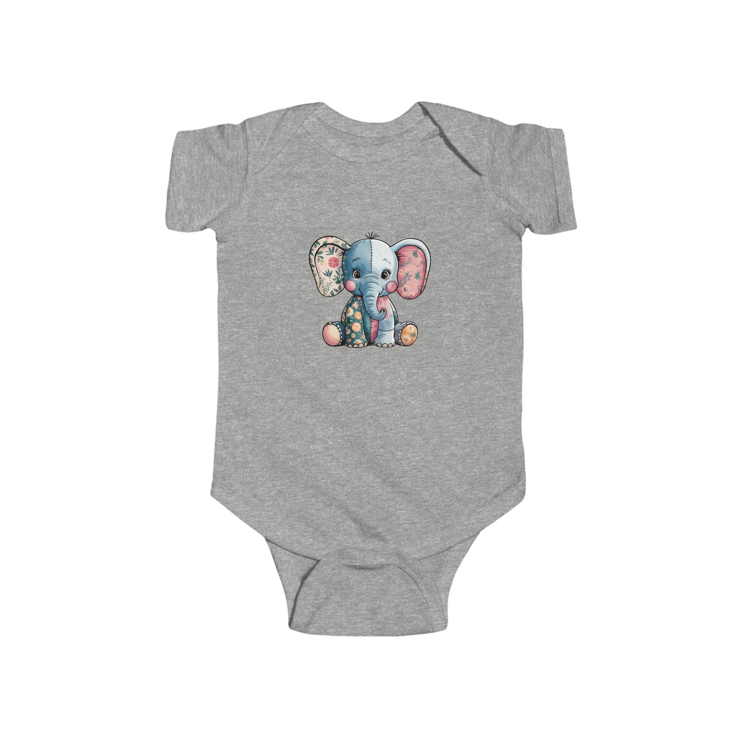 Adorable Elephant Infant Bodysuit, Baby Shower Gift, Cute Toddler Outfit, Newborn Clothes, First Birthday Gift, Unisex Babywear