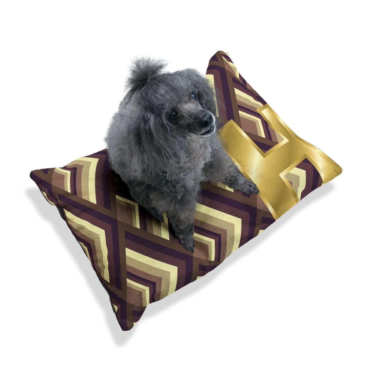 Stylish Personalized Pet Bed for Dogs and Cats, Customizable Dog Bed, Cozy Cat Lounge, Unique Pet Gift, Home Decor Accent
