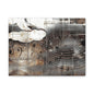 Abstract Musical Notes Matte Stretched Canvas Art (1.25")