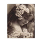 Vintage Floral Portrait Canvas