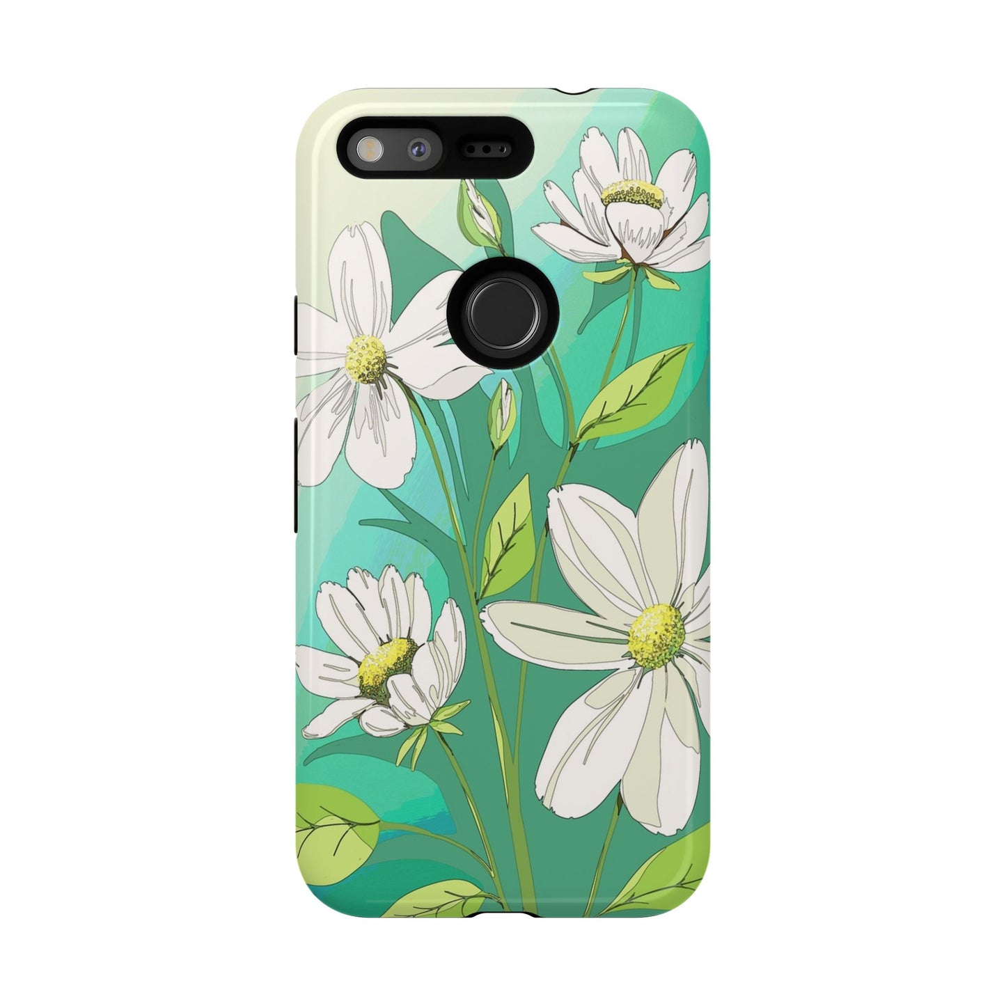 Floral Phone Case, Tough Cases, Flower Design, Nature Inspired, Eco-Friendly Cover, Unique Gift for Her, Spring Accessories
