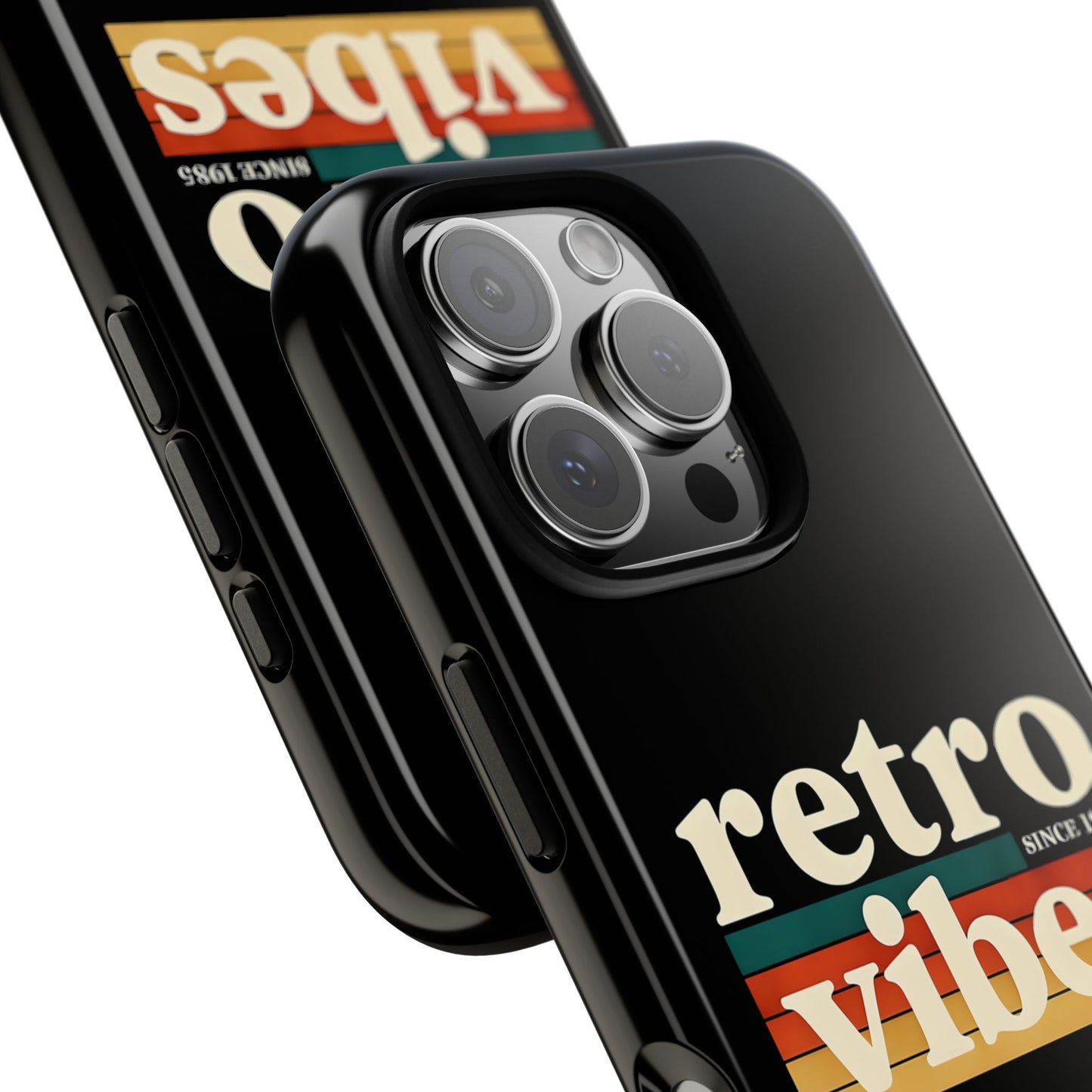 Retro Vibes Phone Case, Tough Phone Cover, Vintage Style Case, Gift for Music Lovers, Retro Aesthetic Accessory