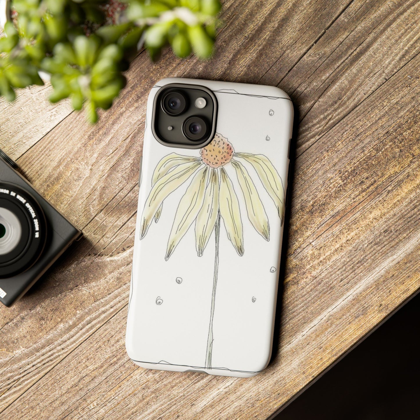 Flower Phone Case with Delicate Design, Tough Phone Cover, Nature Lover Gift, Floral Tech Accessory, Stylish Phone Protection