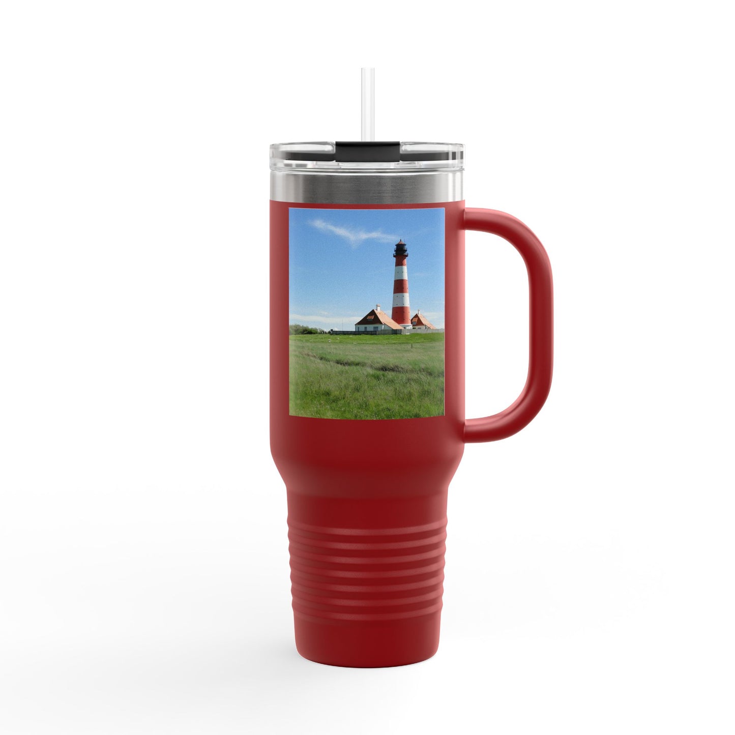 Scenic Insulated Travel Mug, 40oz | Perfect for Coffee Lovers, Outdoor Adventures, Travel Gifts, Eco-Friendly Sippers, Beach Days