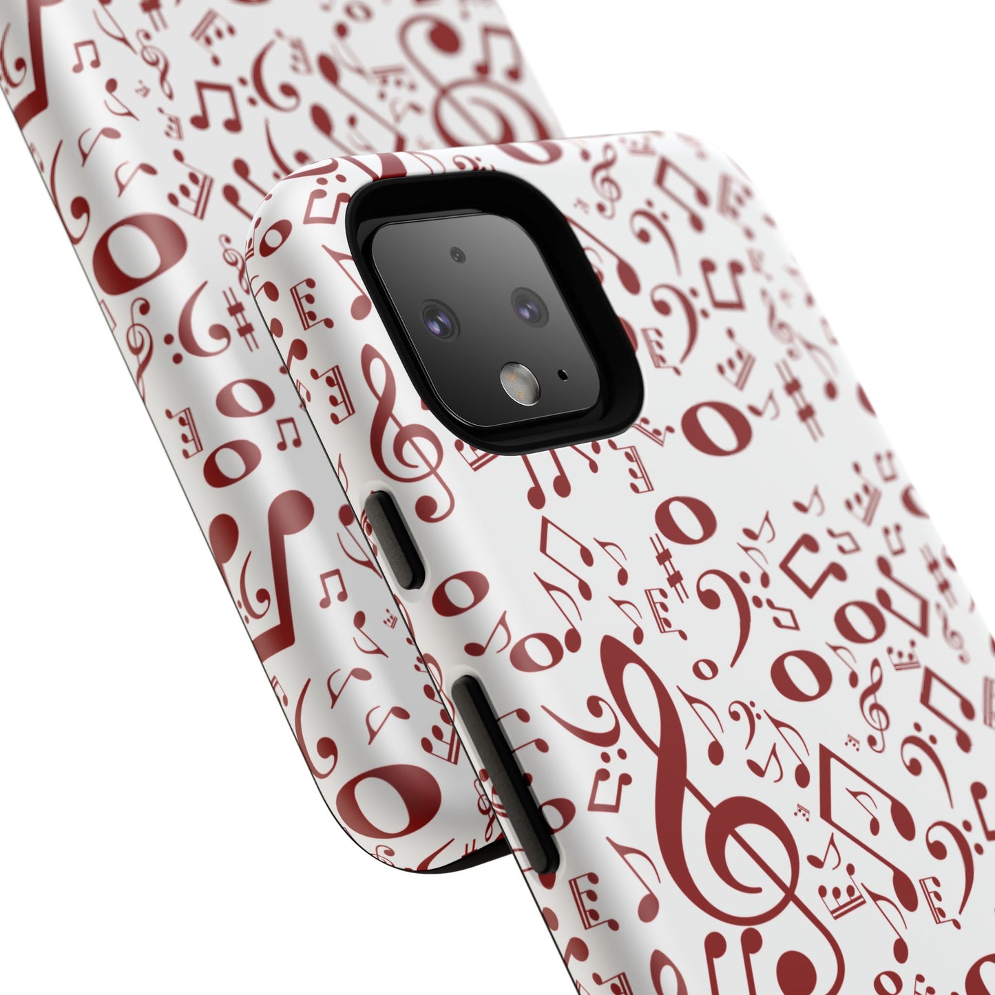 Musical Note Phone Case, Tough iPhone Cover, Gift for Musicians, Customizable, Music Lover's Accessory, Durable Phone Protection