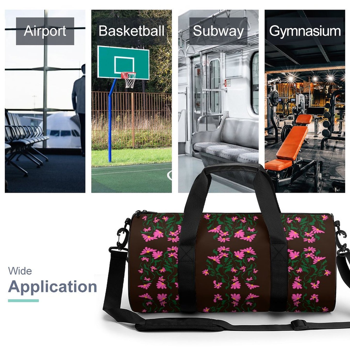 Foldable Duffel Gym Bag Q006