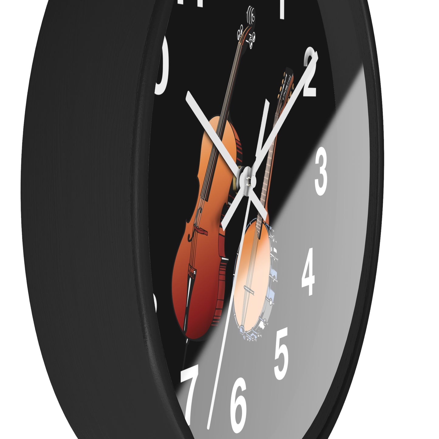 Musical Instruments Wall Clock – Perfect Gift for Musicians, Home Decor, Music Lovers, Great for Holidays and Music Rooms