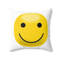 Cheerful Smiley Face Pillow | Happy Home Decor, Gift for Friends, Room Accent, Cozy Pillow, Birthday Gift
