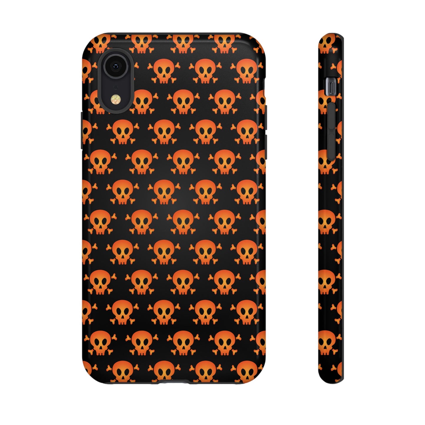 Halloween Skull Phone Case, Spooky Mobile Cover, Trick or Treat Accessory, Goth Gift, Skull Pattern Design