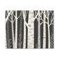 Matte Canvas, Stretched, 1.25" - Trees