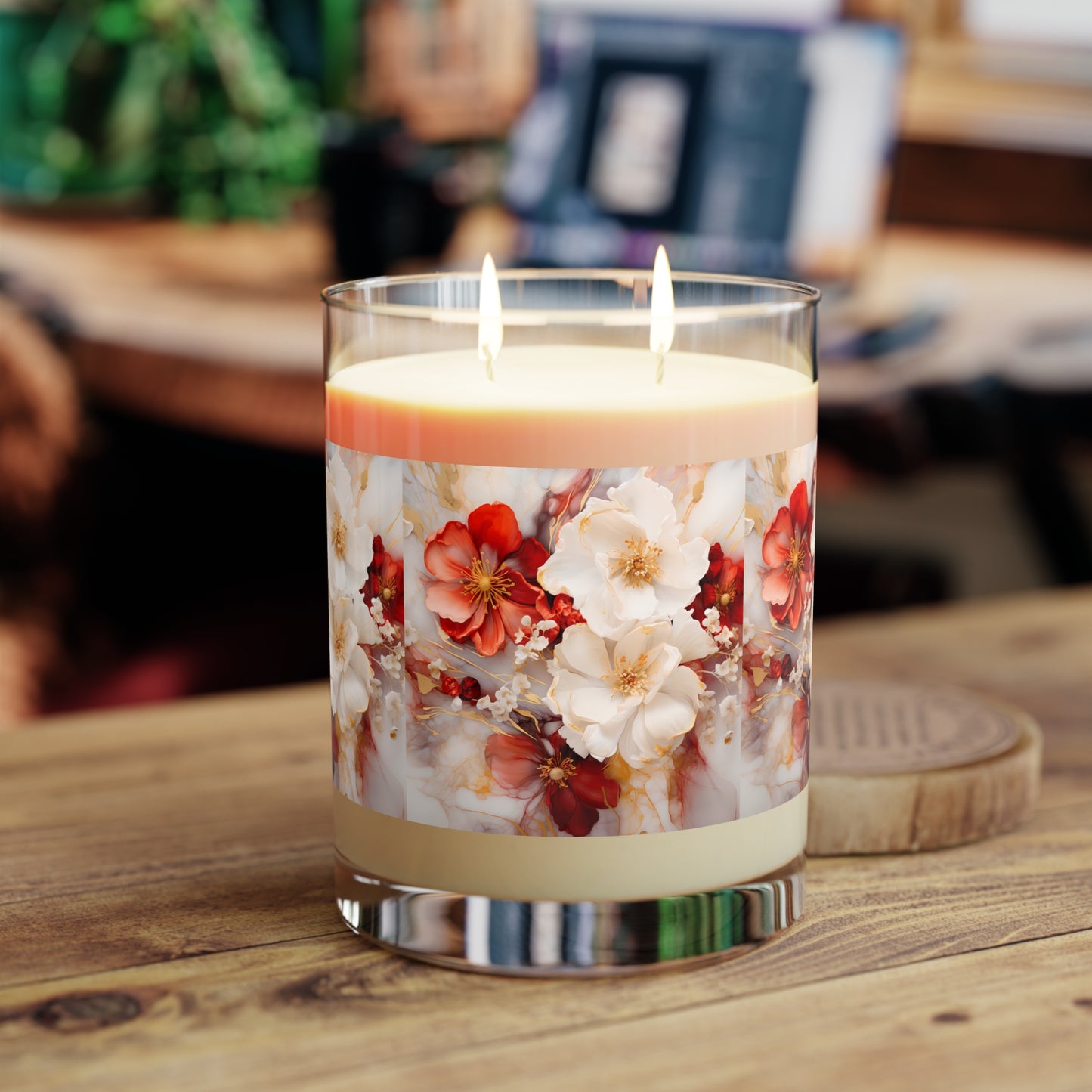 Floral Scented Candle - Relaxing Home Decor, Aromatherapy Gift, Candle for Spa, Gift for Her, Mother's Day, Home Fragrance