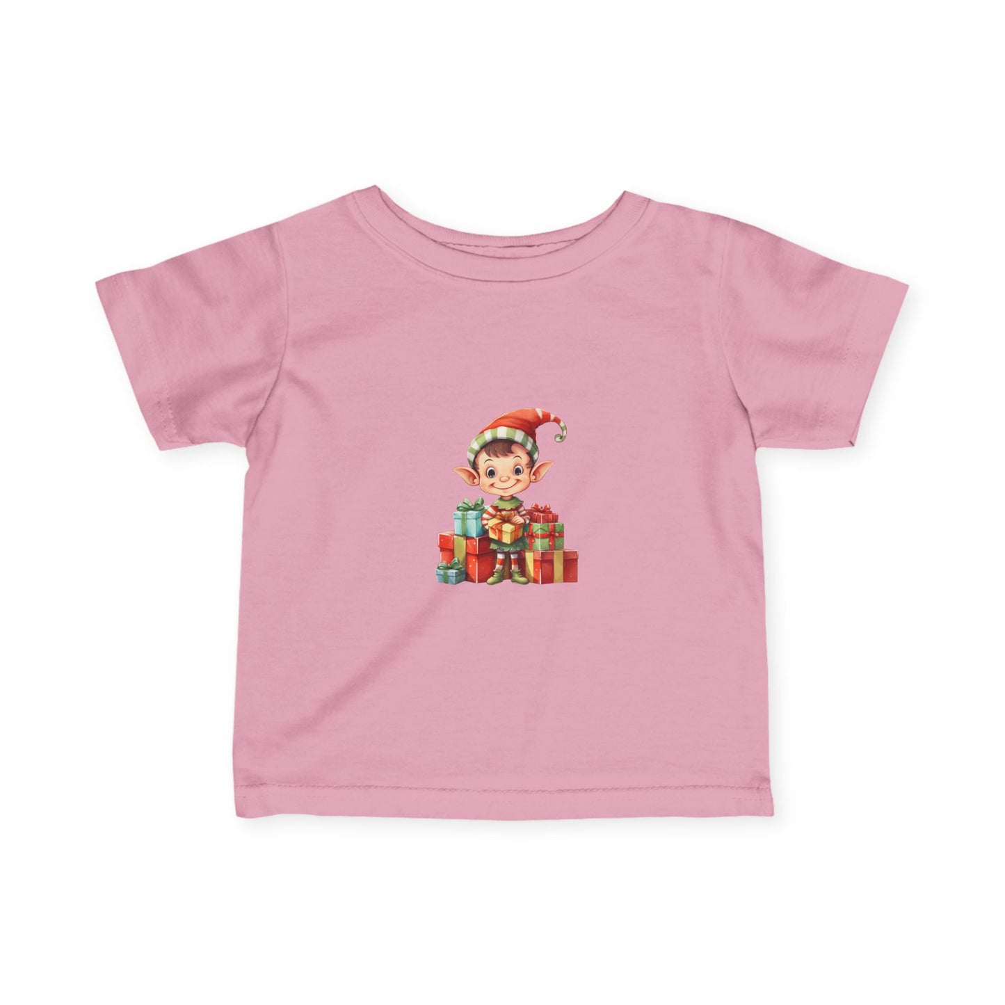 Christmas Elf Infant Tee, Cute Christmas Gift, Baby Holiday Outfit, Toddler Christmas Shirt, Kids Winter Apparel
