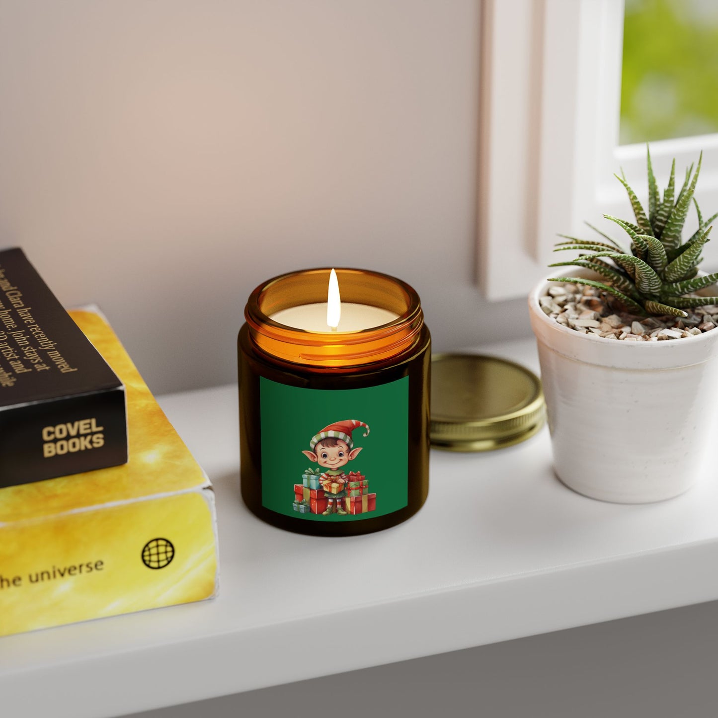 Elf-Themed Scented Candles - Holiday Cheer, Christmas Gift, Home Decor, Cozy Vibes, Aromatherapy