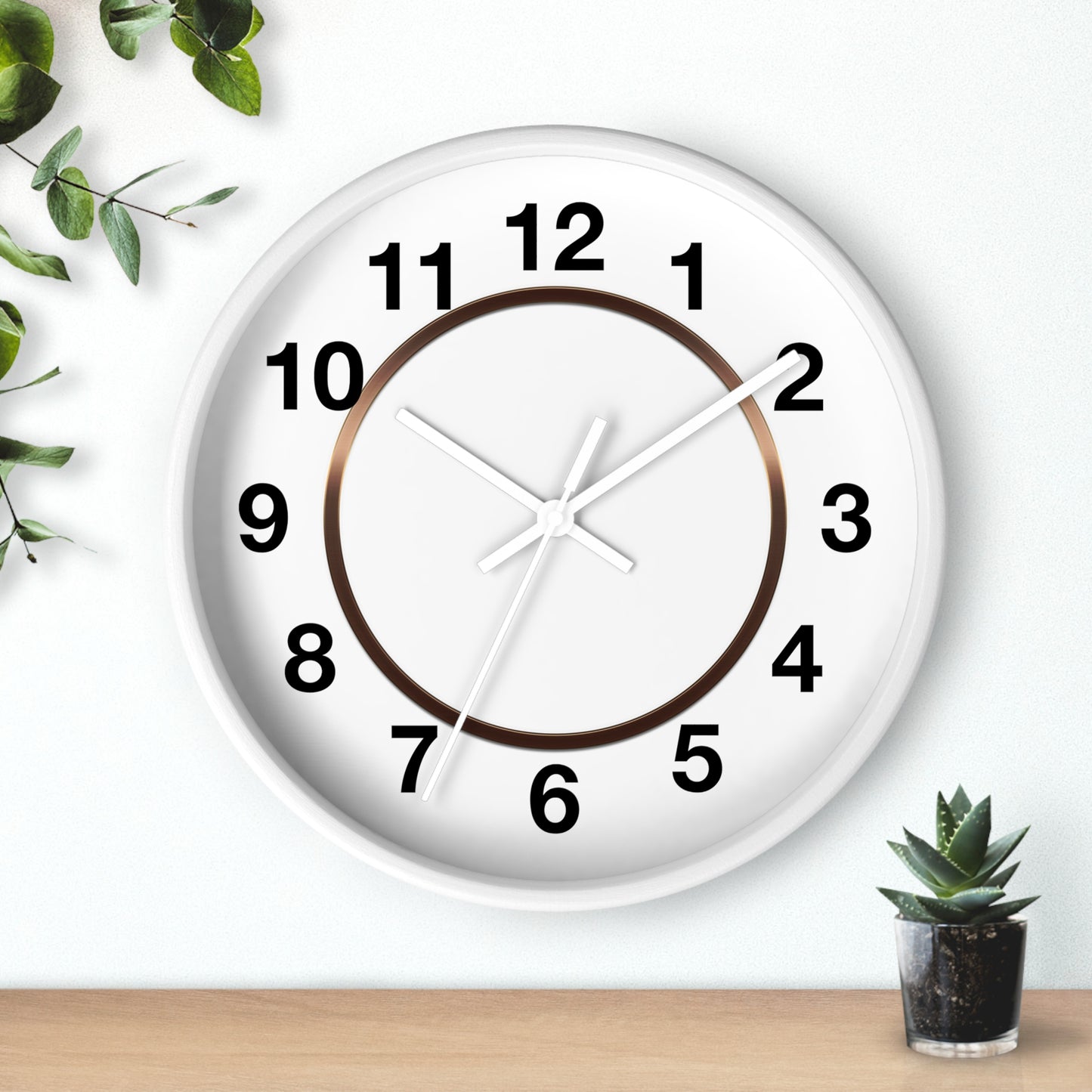 Elegant Minimalist Wall Clock for Modern Decor, Home Office Decor, Gift for Housewarming, Birthday Gift, Timeless Design