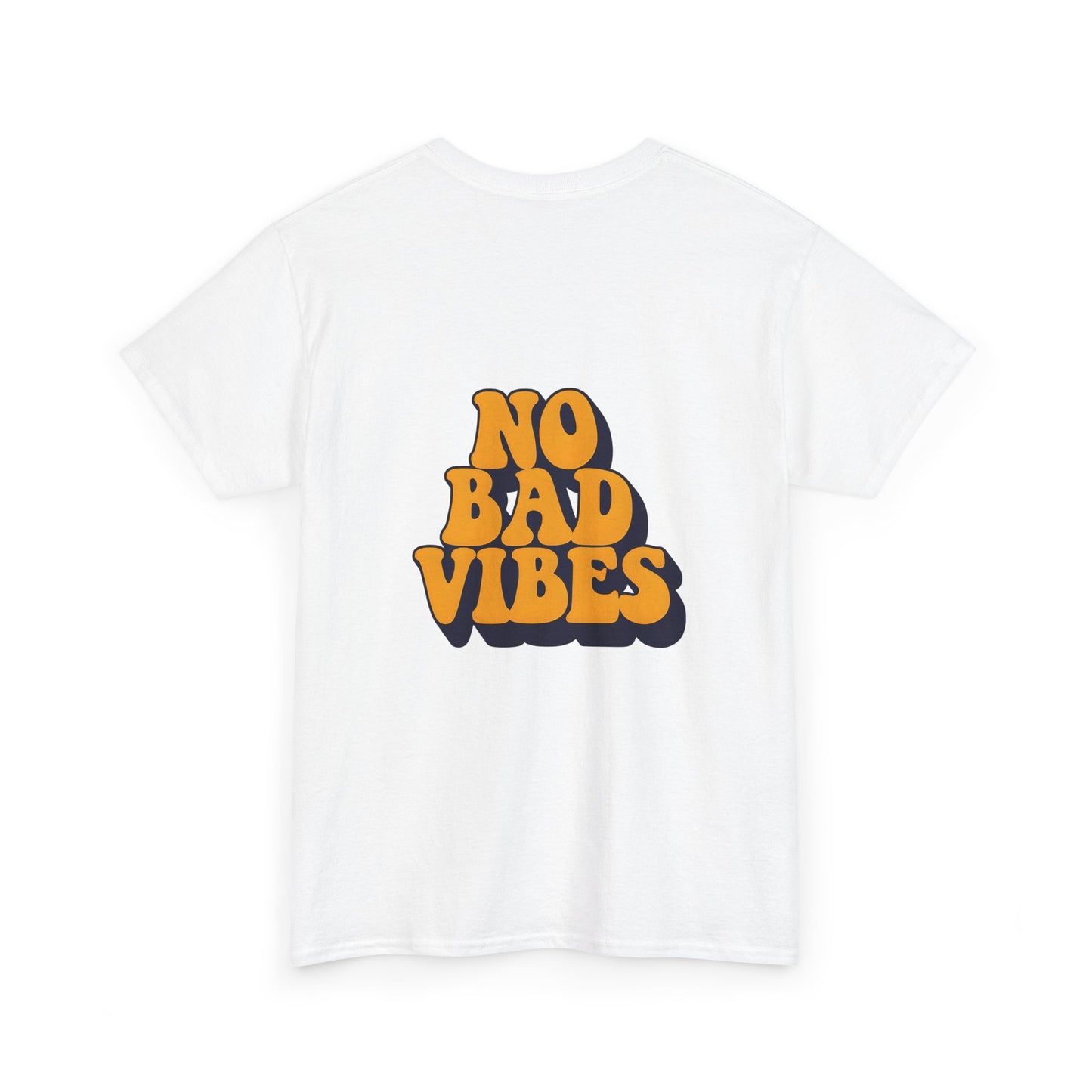 Good Vibes Only Unisex Heavy Cotton Tee, Casual Tee, Positive Message Shirt, Summer Fashion, Gift for Friends, Outdoor Wear