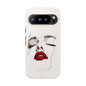 Stylish Phone Case with Artistic Lip Design, Femme Tech Accessory, Trendy Device Cover, Gift for Her, Unique Phone Accessories