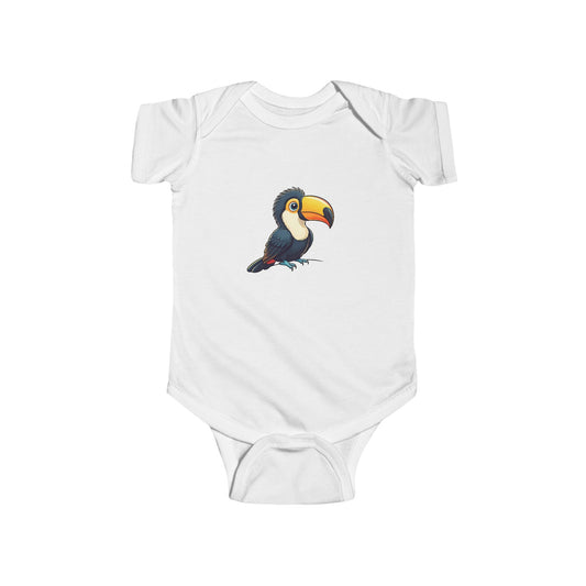 Cute Toucan Infant Bodysuit, Baby Shower Gift, Toddler Outfit, Baby Clothes, Cute Animal Design on Onesie