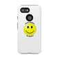 Happy Face Phone Case, Tough Cases, Don’t Worry, Be Happy, Cute Gift for Friends, Positive Vibes, Fun Mobile Accessories