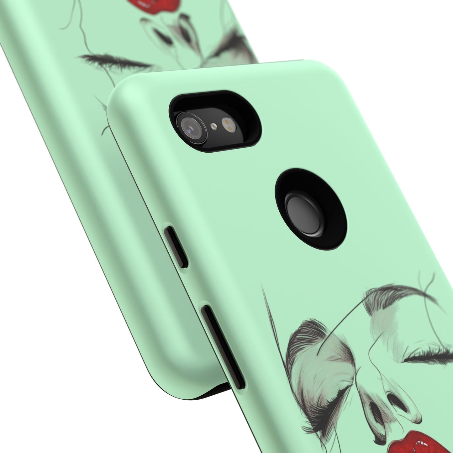 Stylish Phone Case, Artistic Phone Cover, Trendy Tech Accessory, Unique Cell Phone Protector, Gift for Her, Modern Aesthetic
