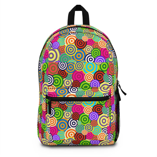 Colorful Patterned Backpack, Fun School Bag, Trendy Accessories, Gift for Students, Bright Backpack for Kids, Unique Travel Bag