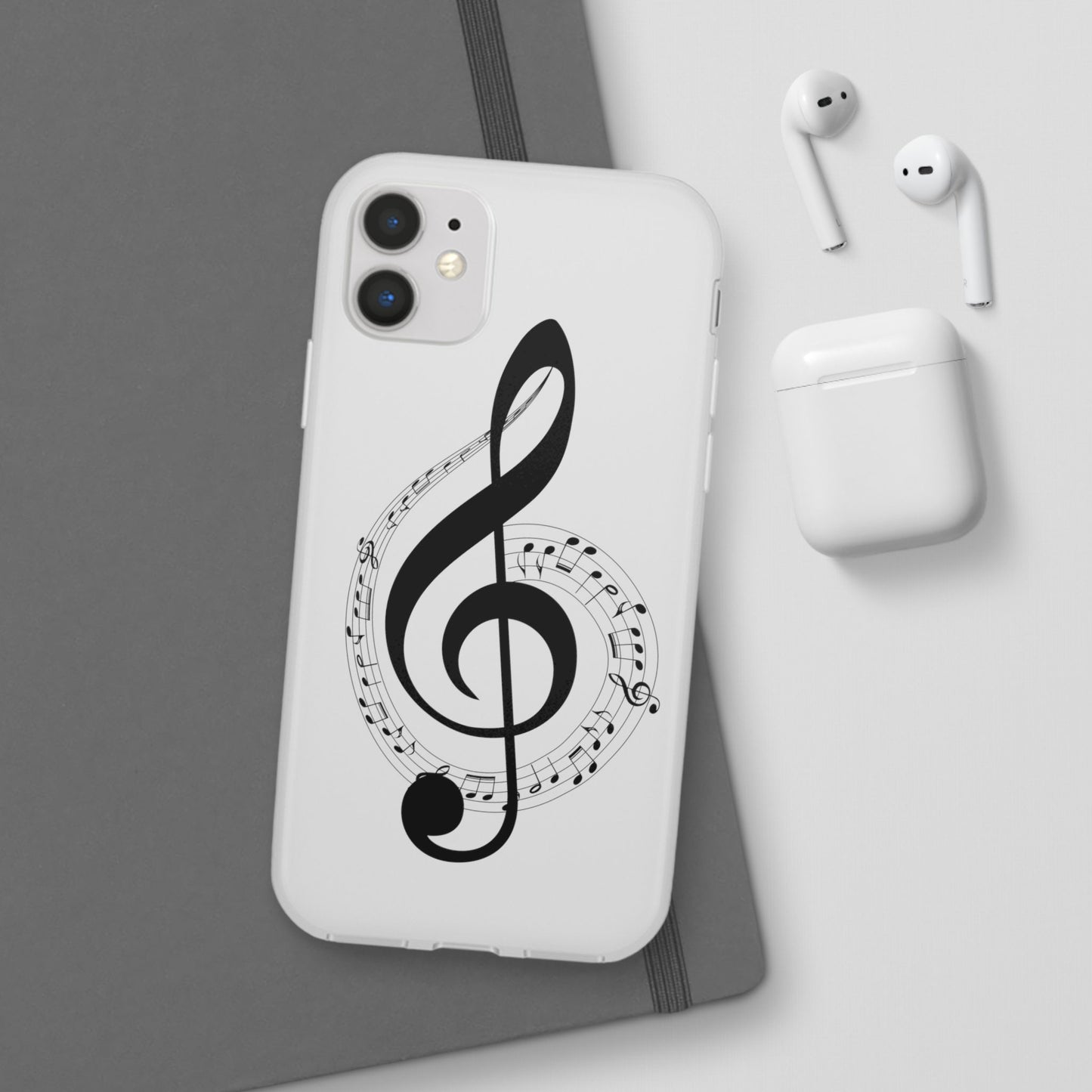 Phone Case — Musical Treble Clef Design